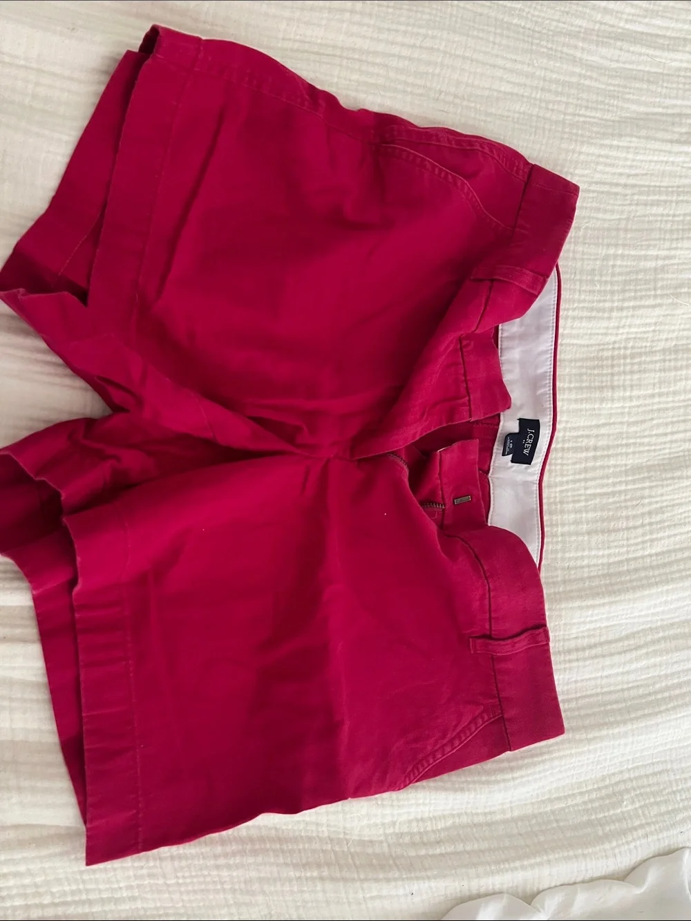 J. Crew Bright Fuchsia Chino Shorts